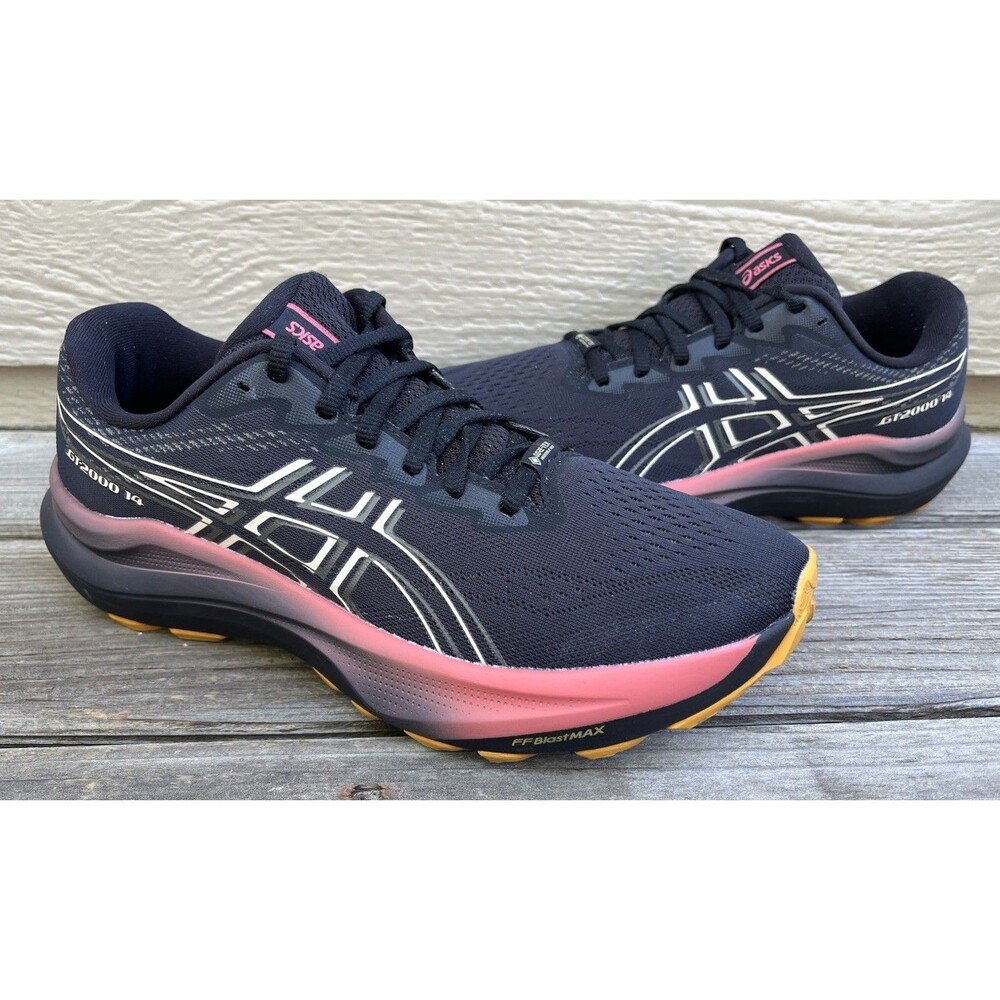 Asics GT-2000 14 GTX Women's 10 Running Shoes Gore-tex Black/Vanilla